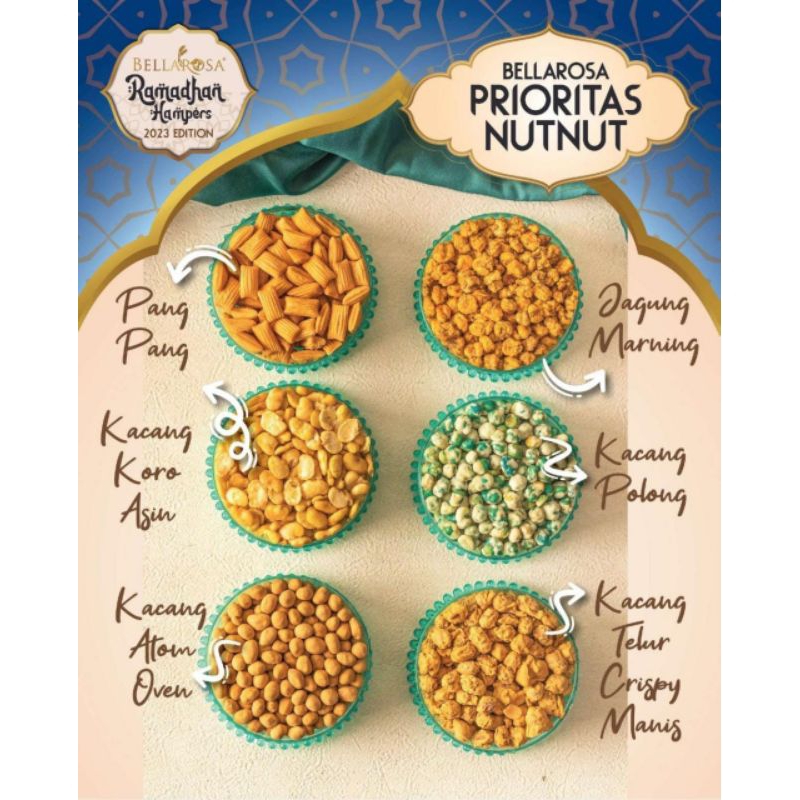 

PAKET BELLAROSA PRIORITAS NUT- NUT ( Kacang )