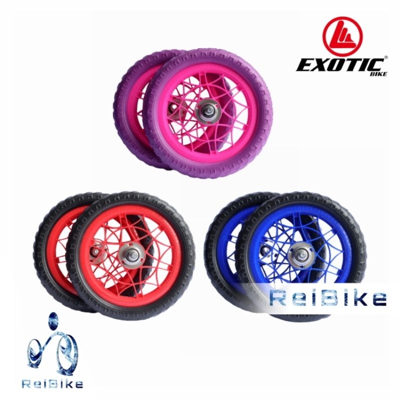 Ban mati / velg 12 untuk sepeda anak merk Exotic
