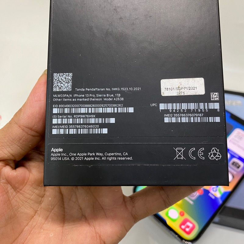 iPhone 13 pro 1TB resmi ibox