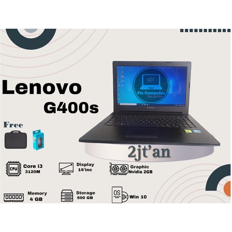Laptop / Laptop Lenovo / gaming / core i3 vga / ram 4GB