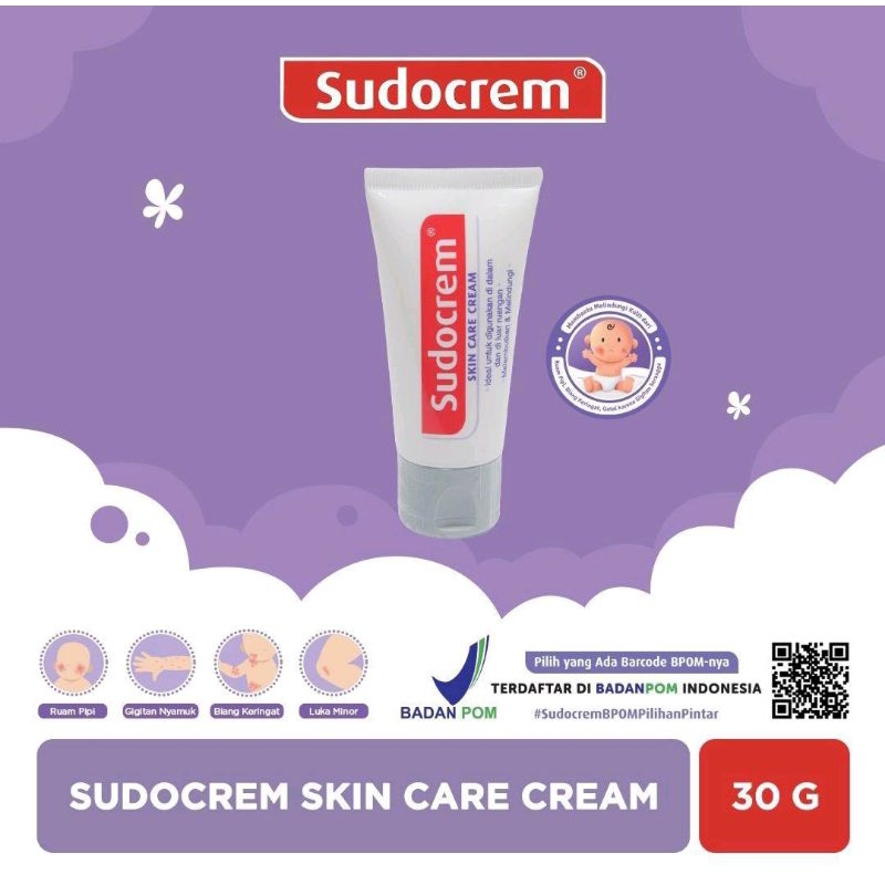 Sudocream Baby Care Cream 30 g 60g 125 g Sudocrem Krim Ruam Bayi