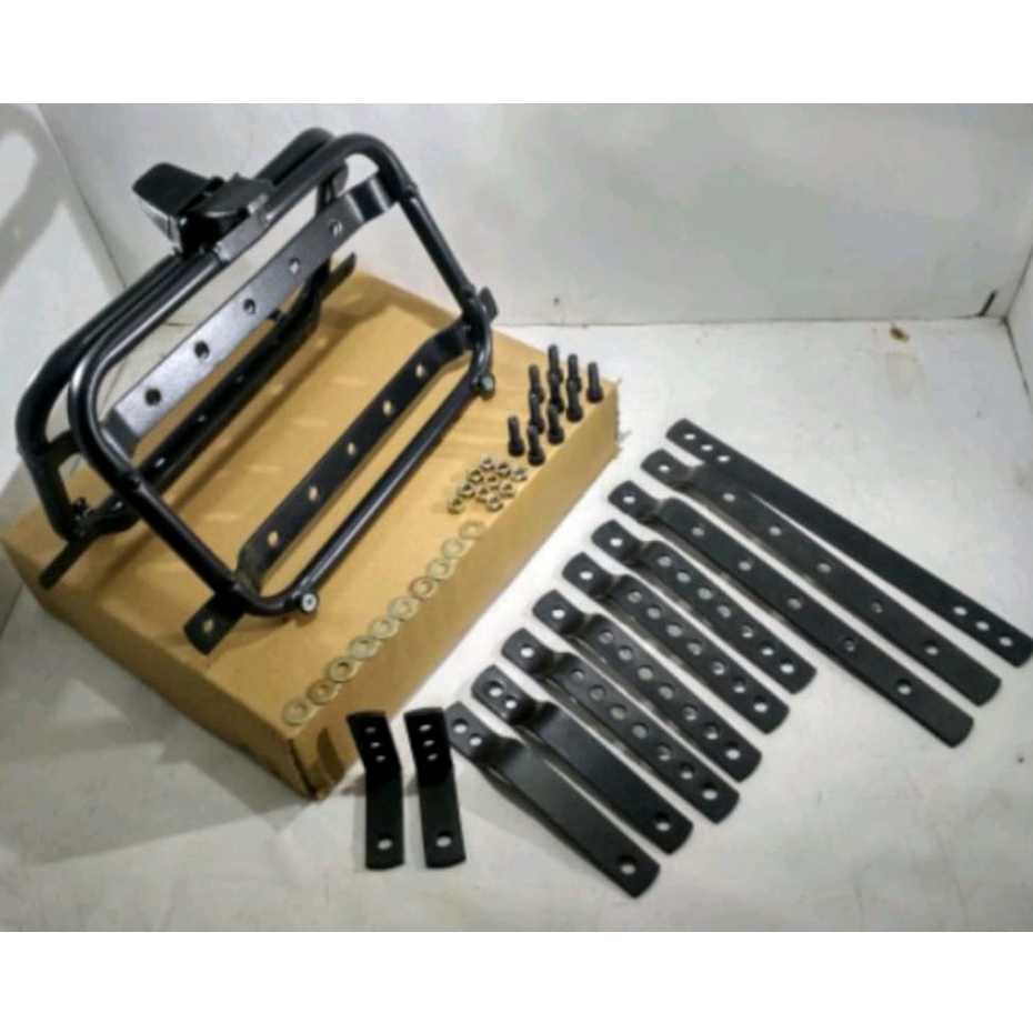 BRAKET BRACKET SIDE BOX SB 2000 + STABILIZER FULL FITTING UNIVERSAL