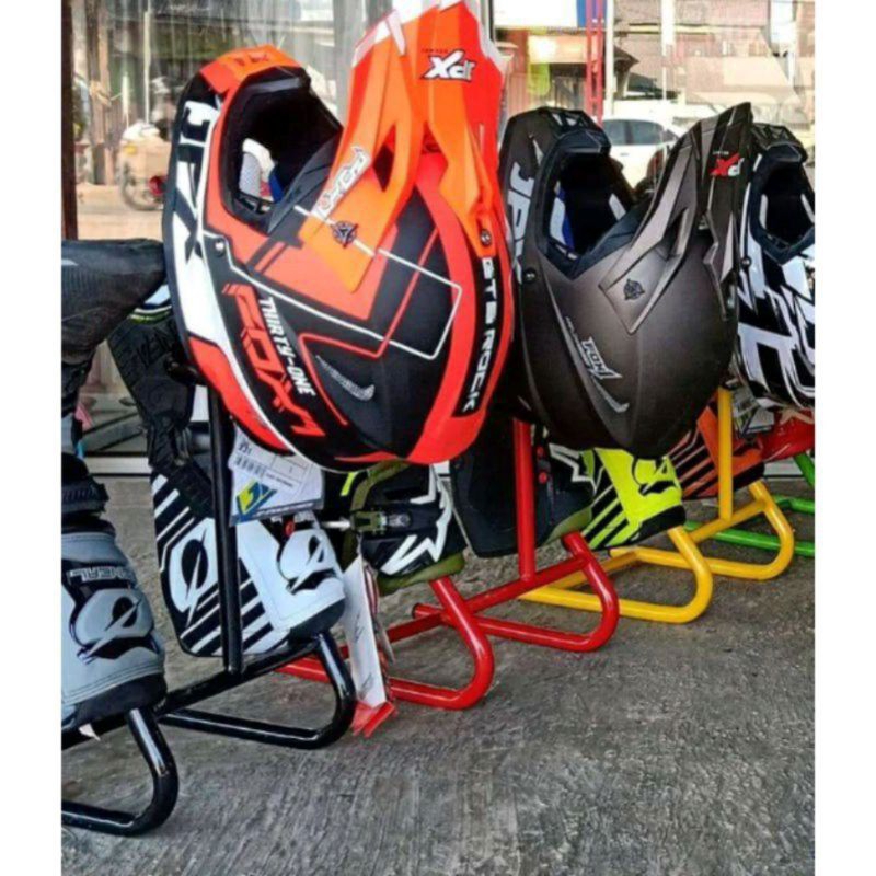 boot wash stand cross cuci sepatu motor trail universal