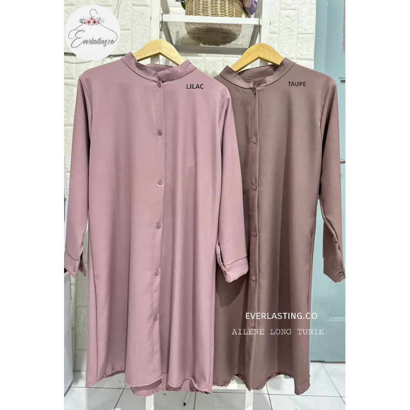 LONG TUNIK AILENE BAHAN SHAKILA IMPORT PREMIUM