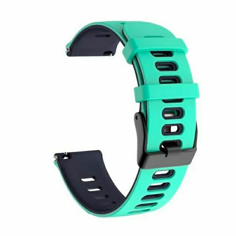 STRAP XIAOMI MI WATCH 46MM TALI JAM MODEL TWOTONE 22MM SILIKON