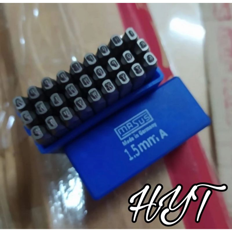 

MASUS Germany Huruf Ketok 1.5mm stempel Punch Letter A - Z