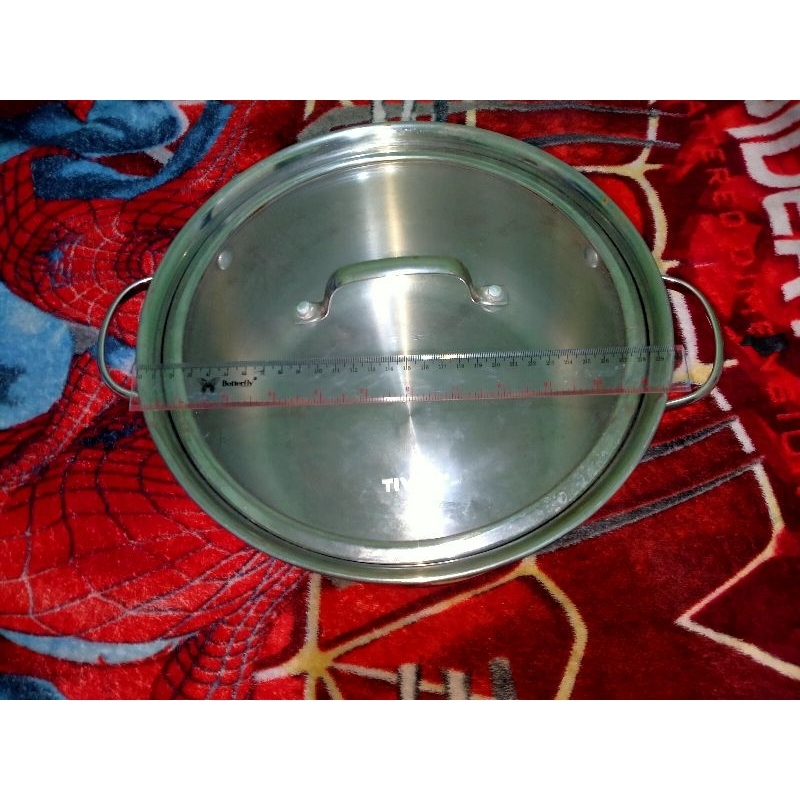 galeri tigaH PRELOVED Panci Tivoli Besar Tutup Kaca Panci Stainless Import