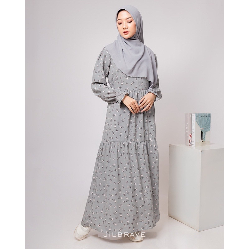 Karina Basic Dress By Jilbrave karina dress motif Jilbrave official shop