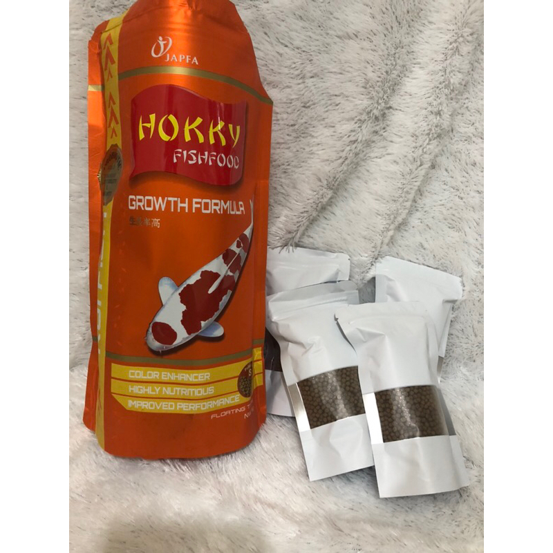 HOKKY GROWTH Formula Repack 100GR Size S Hokky Fish Food Formula Pertumbuhan Pakan Ikan Koi