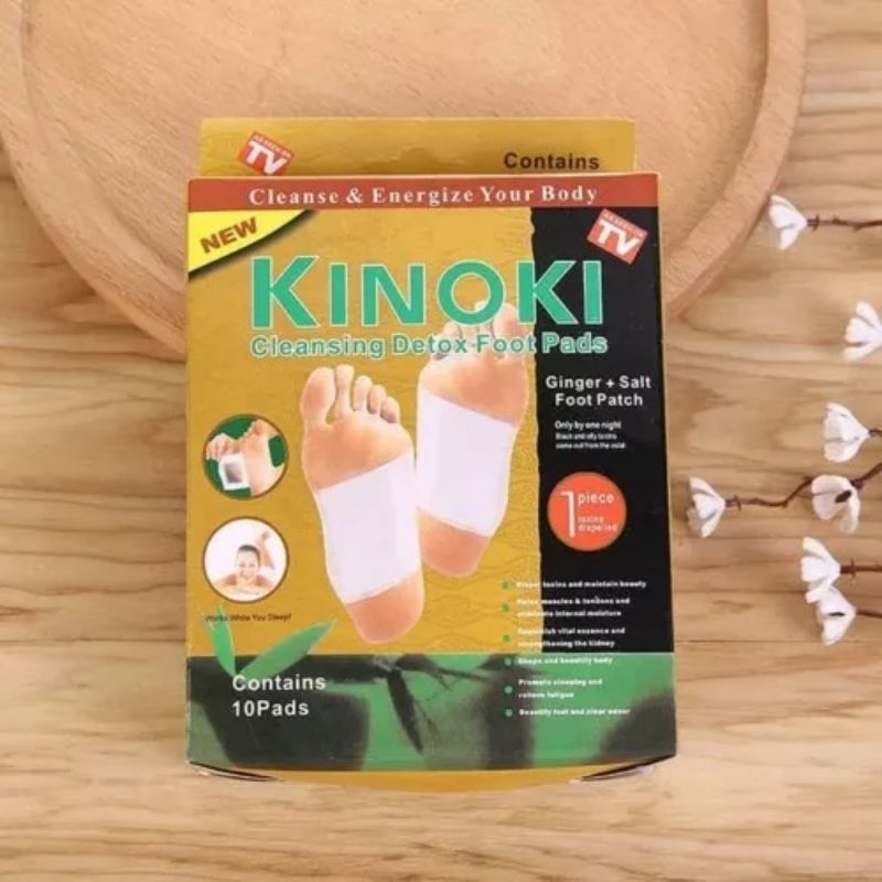 Kinoki Gold Detox Kaki Original New Packing 1 Bungkus Isi 10 Pcs