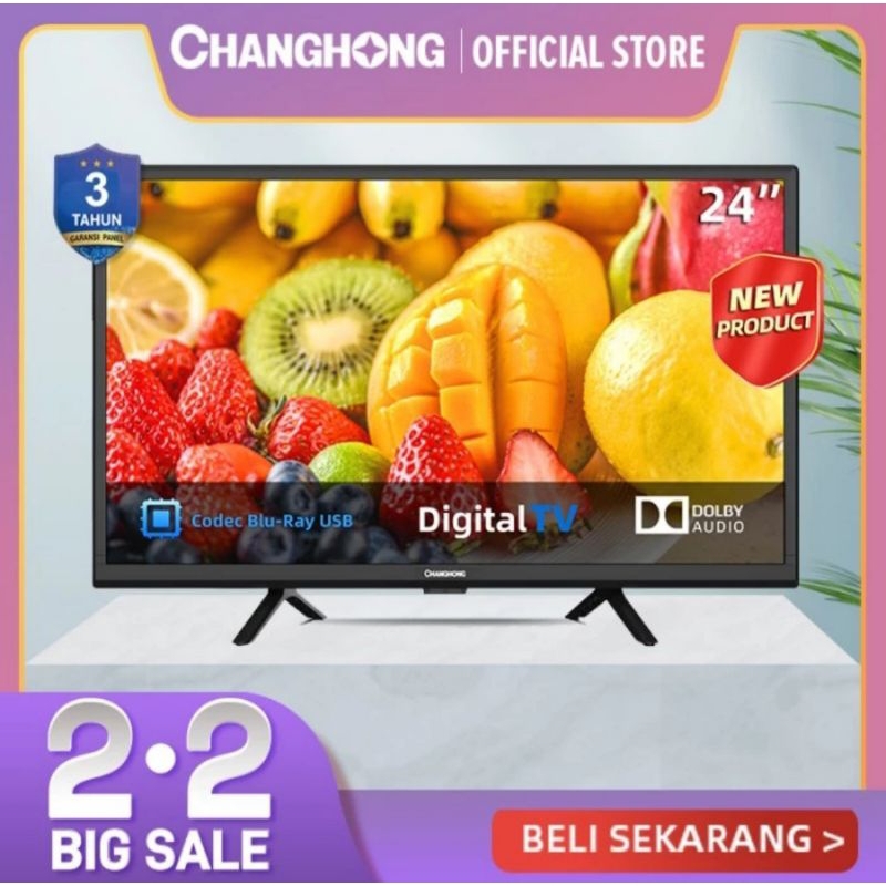 TV LED Digital Changhong 24 inch / Changhong L24G5W 24inch