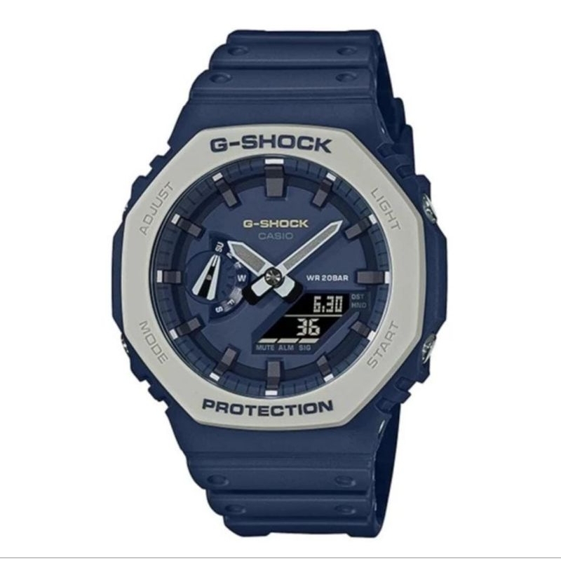 Jam Tangan Casio Digital Analog Navy