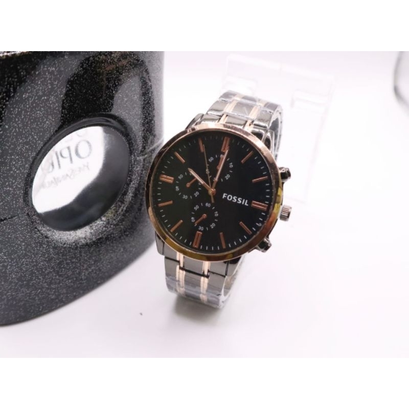 Jam Tangan Pria F0551L  Rantai Crono Of / Jam Tangan cowok Anti air TERLARIS