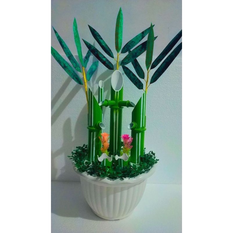 Hiasan Rumah Air Mancur Mini Bambu Hias Tinggi 30 Cm dekorasi Ruangan Minimalis Murah