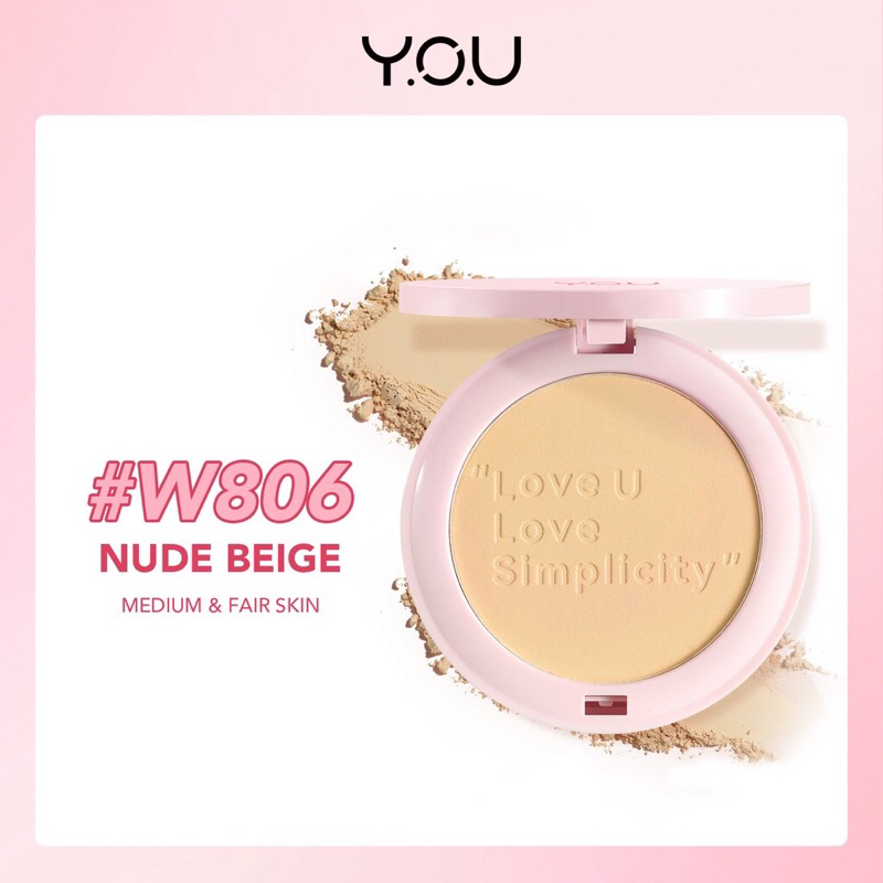 Y.O.U The Simplicity Flawless Skin Compact Powder / Bedak Padat YOU