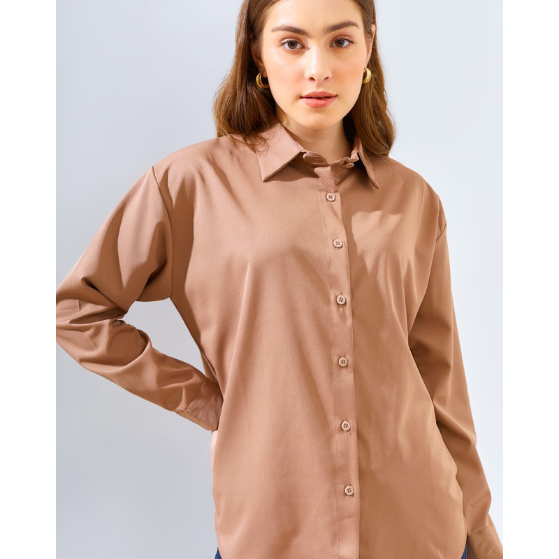 Kemeja satin oversized - Anara shirt