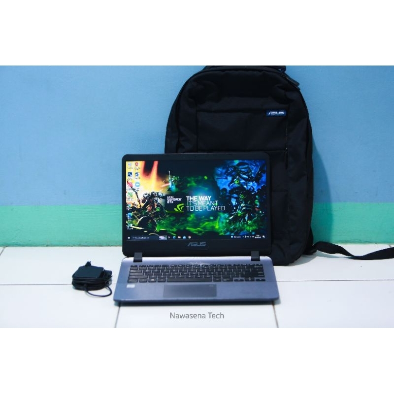 Laptop Asus X407UR Intel Core i3-7020U 7Th Gen RAM 4GB HDD 1TB SSD Nvme 128GB Fingerprint Berkualita