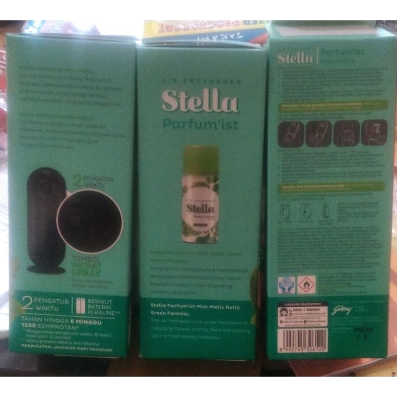 STELLA SET MINI MATIC 40ml GREEN FANTASI