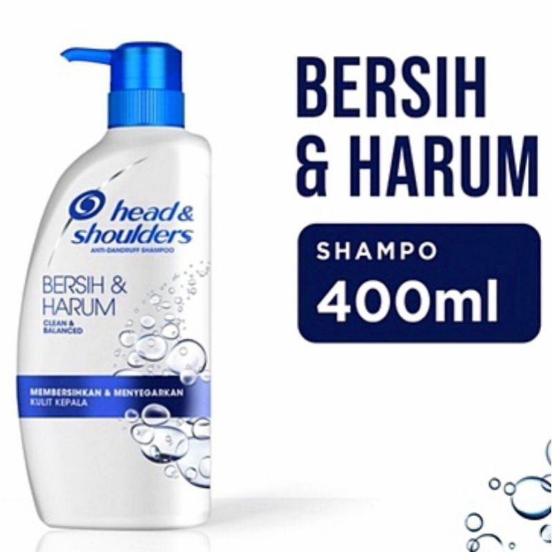 Head&amp;Shoulders 400ml shampo pompa(promo juli)