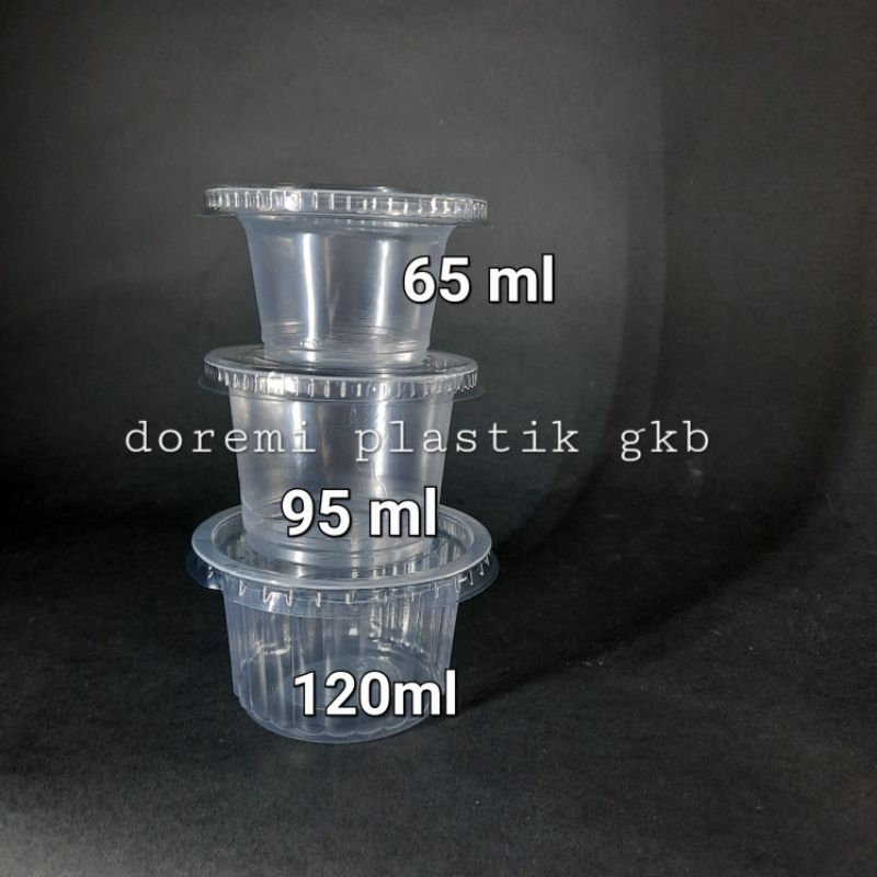 Gelas puding / cup agar agar 65ml 90ml 120ml / cup ice cream