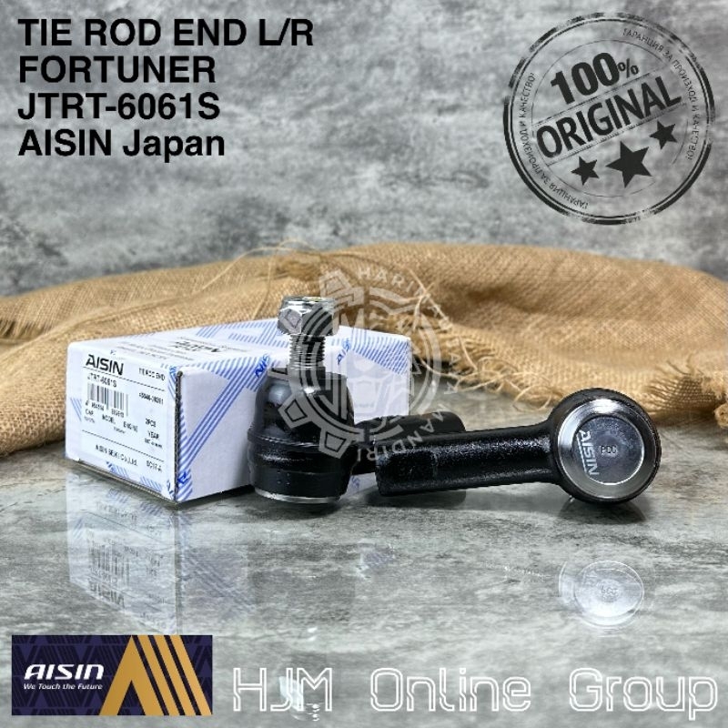 TIE ROD END L/R - TIROD TEROD FORTUNER HILUX AISIN Japan JTRT-6061S