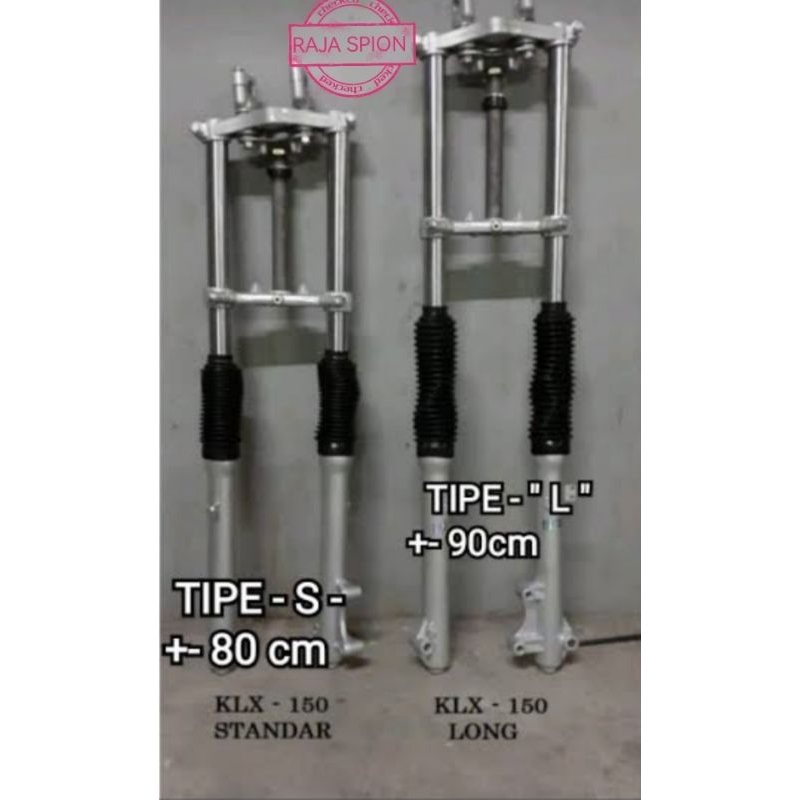 shock depan klx/shock tele klx/shock depan klx model original/shock depan klx long/shock depan klx panjang