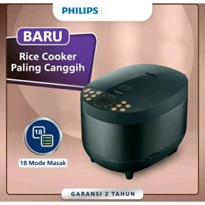 Philips Digital Rice Cooker 1.8 L HD4515/91 Magic Com Philips HD 4515 Original Garansi Resmi