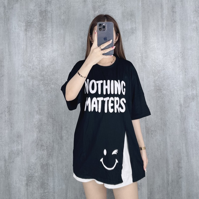 Kaos jumbo XXL nothing | Kaos oversize nothing