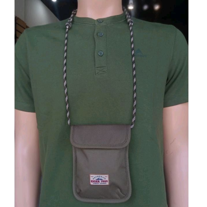 EIGER1989 Tas HP Hang On Wallet Tas Selempang Original.