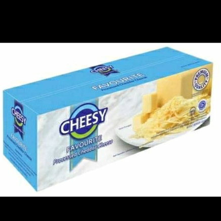 

Keju Cheddar Olahan Cheesy Favourite Processed Cheddar 480gr