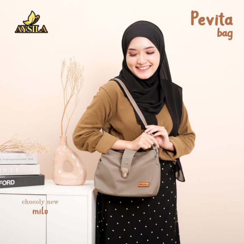 PEVITA By Aysila Tas Handbag Wanita Bahan Chocoly Anti Air