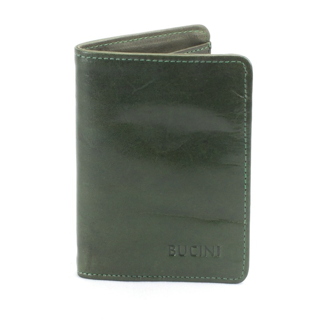 Leather Wallet I Dompet Lipat Kulit Pria BUCINI Galih Multifungsi