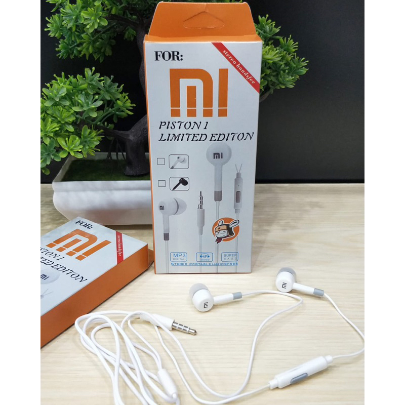 Handsfree Xiaomi 1 Packing Import Earphone Piston Xiaomi Headset Piston Promo Sen