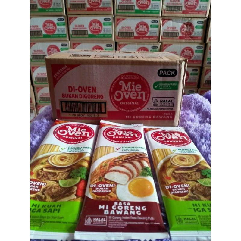 Mie Instan / Mie Oven Kuah Iga Sapi / 1 Dus / 24 Pcs