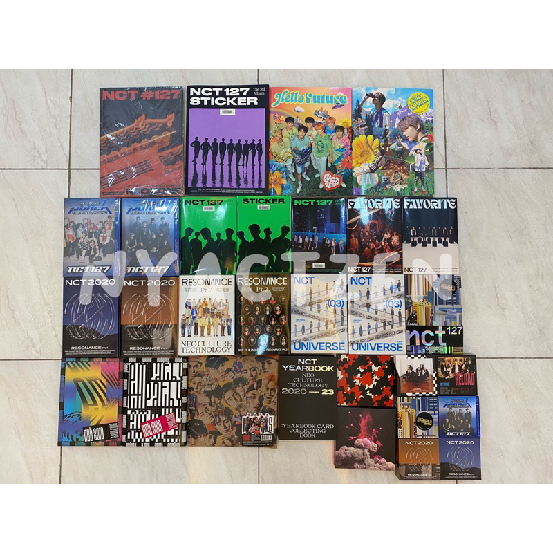 ALBUM ONLY NCT 127 DREAM 2020 ( t ver sticker hello future 1st 2nd step resonance favorite classic c