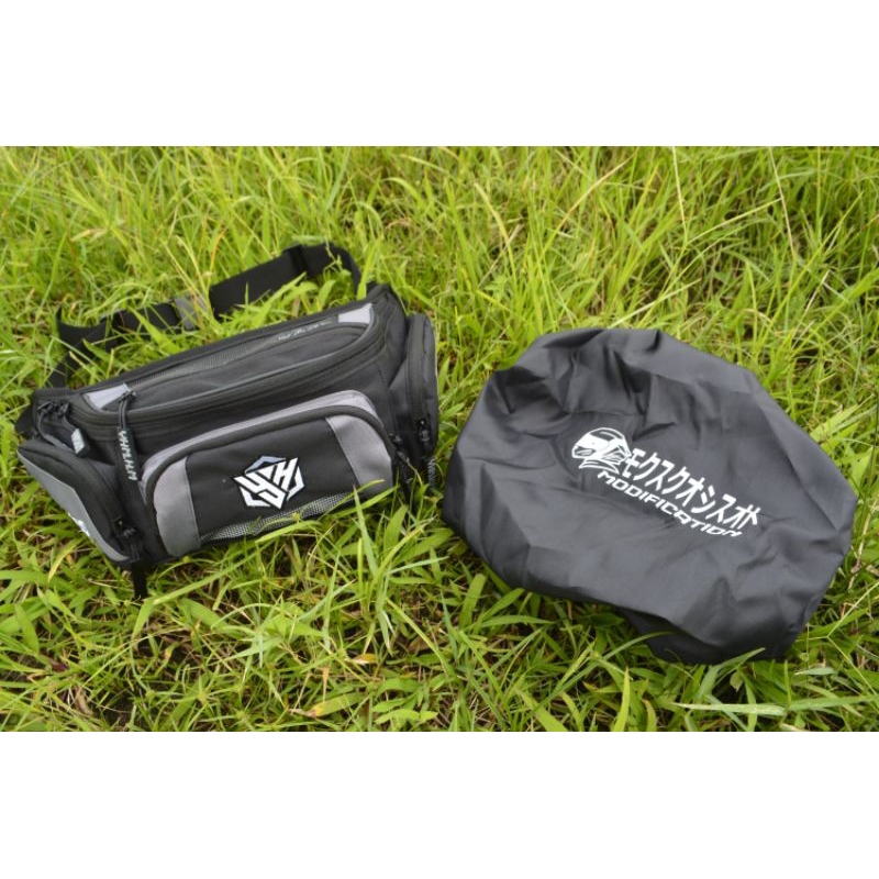 YHMBags Hitam Abu Waistbag YHM Helmet