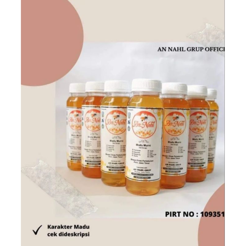 

MADU MURNI AN NAHL 250 ML KEMASAN BOTOL PLASTIK