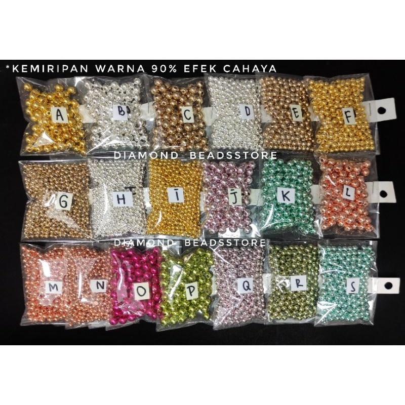 Payet kristal jahit | Mutiara ringan grade A 10gr | BEADS PEARL