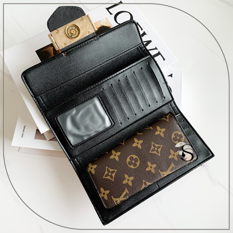 DOMPET WANITA LOUIS VUITTON DAUPHINE MONOGRAM - 008