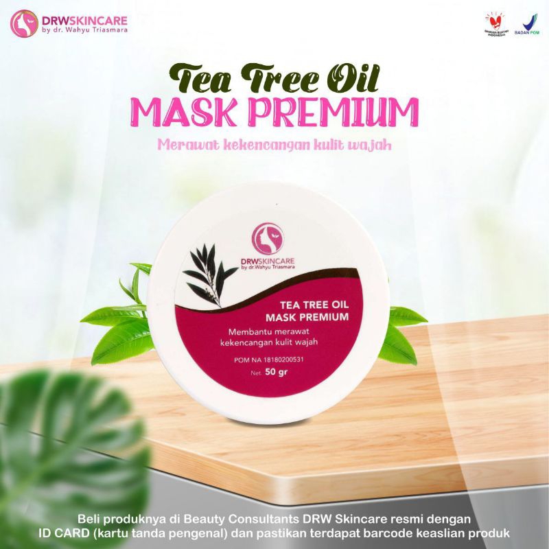 Masker Tea Tree Oil DRW Skincare Original
