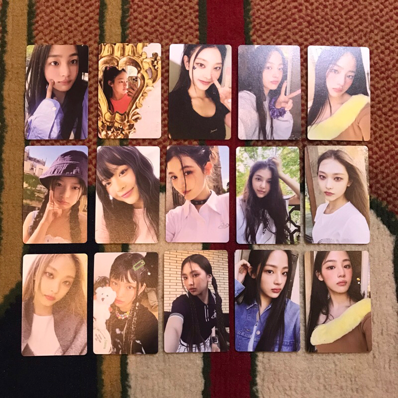 newjeans weverse first ep new jeans photocard minji hanni danielle haerin hyein pc bucket hat nabi