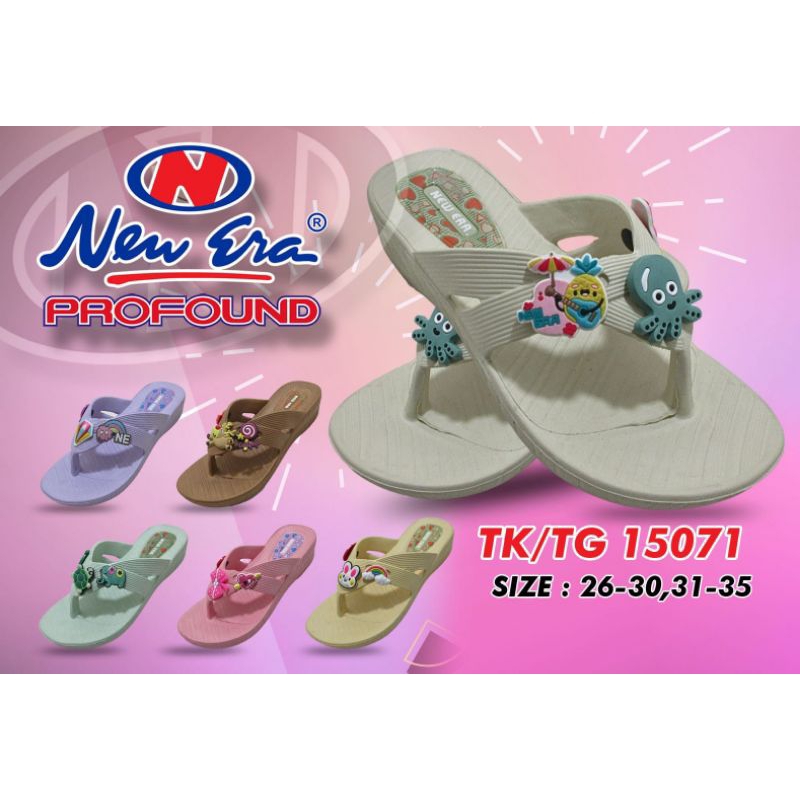 Sandal japit Anak karet pilon New Era TK E 15071 100% ORIGINAL BY NEW ERA