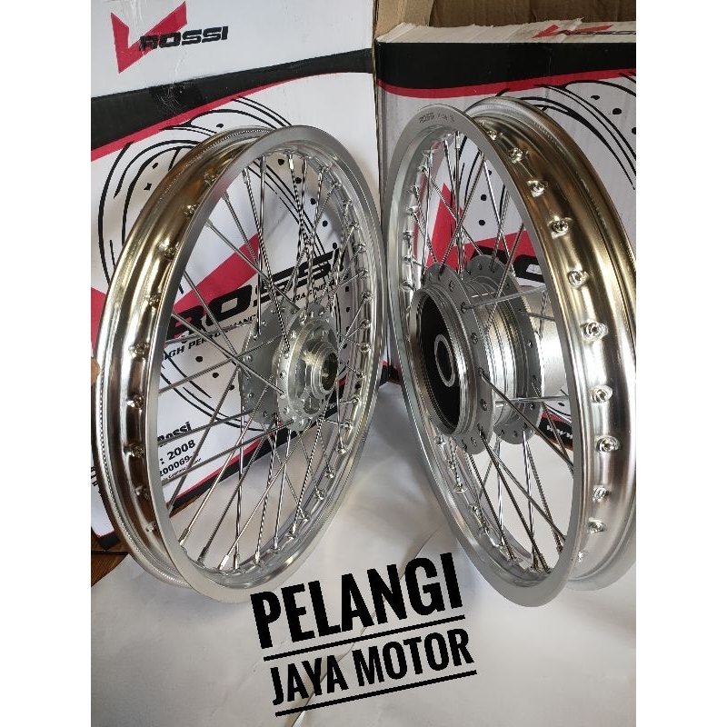 Paket Velg Rossi Jari Tiger lama  - Gl Max - Mega Pro -  Velg Tromol Jari Bonus Stell Jari Siap Pasa