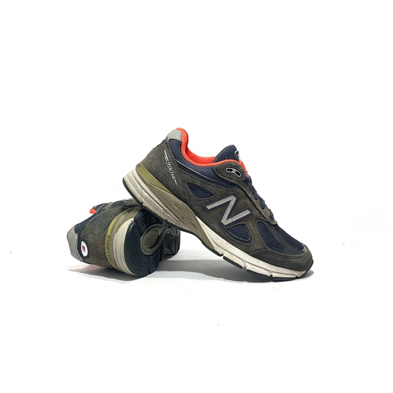 ◾️eNBe 990v4 Brown Navy Orange ◾️Size : 38 (24,5cm) ◾️Kondisi : 9/10