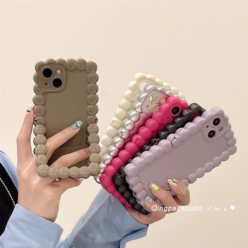 Colorful Biscuits Series with Stand Holder Softcase Casing Case HP Lucu iphone XS XS Max XR 11 Pro Max 12 Pro Max 13 Pro Max 14 Pro Max