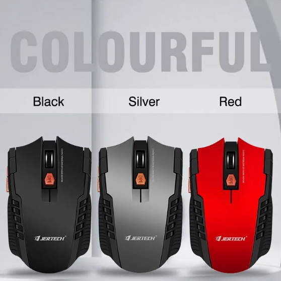 Mouse Wireless JR4 Colorful Optical Wireless 3 Button - ACS