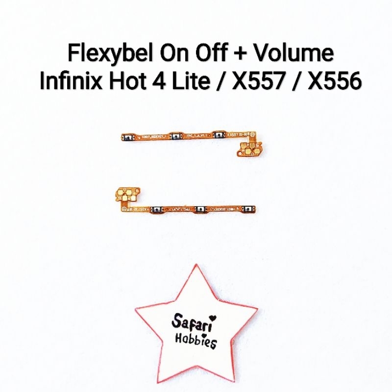 Fleksibel On/Off Volume Infinix Hot 4 Lite / X557 / X556