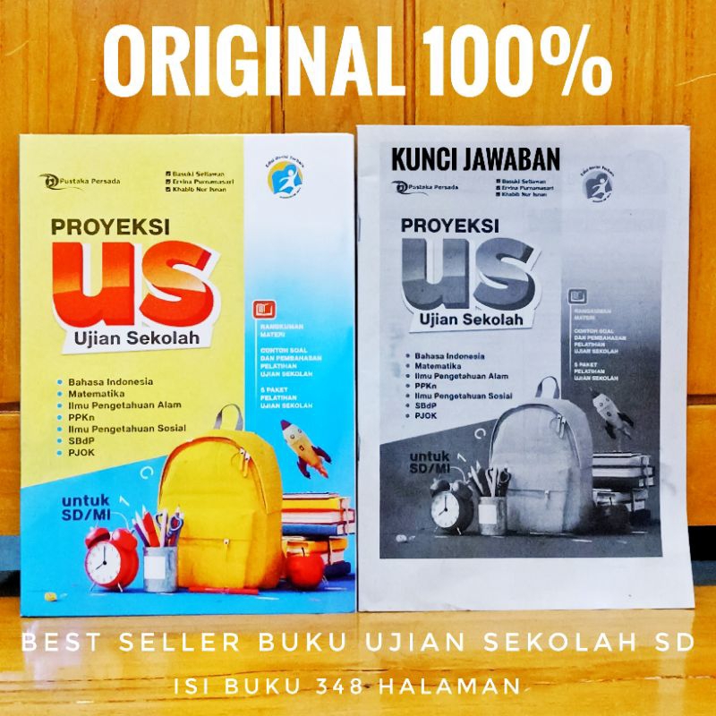 Buku Proyeksi US Ujian Sekolah SD/MI Penerbit Pustaka Persada