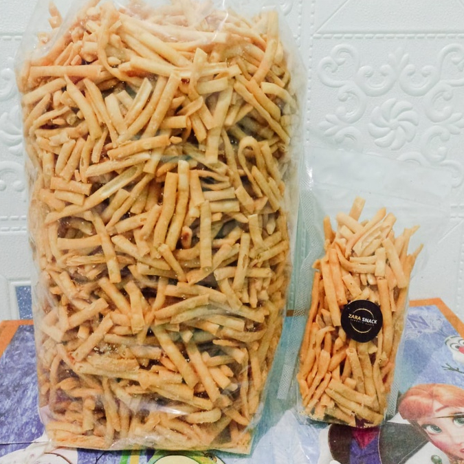 

Makanan Ringan Camilan Kue Kering Cemilan Ladrang Stick Bawang 1000 Gram