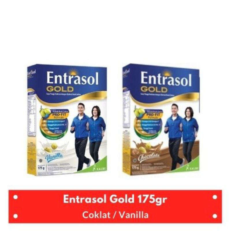 

ENTRASOL GOLD VANILA / COKLAT 175GR